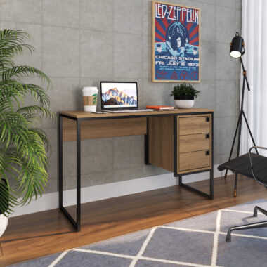 Escrivaninha 3 gavetas - Mel