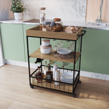 Carrinho de Bar Cecilia Yescasa - Mel