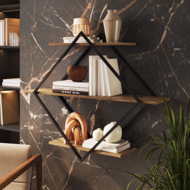 Prateleira Grande Diamante Mel