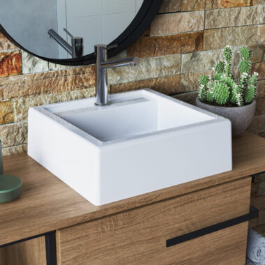 Cuba Ametista Branca Quadrada