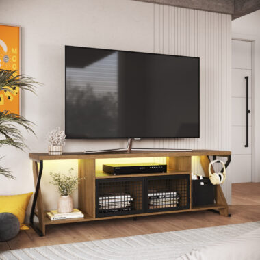 Rack Gamer C/ Led Mel/Preto