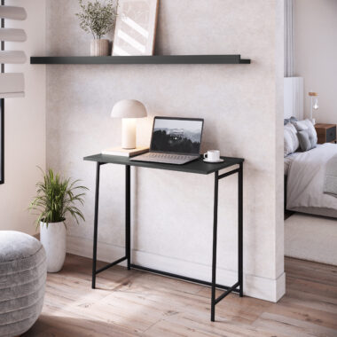 Escrivaninha Dobrável Slim Grafite