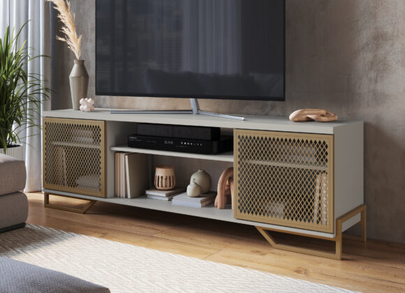 Rack Com Porta Industrial Arenas/ Champagne