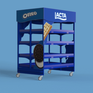 Expositor Ilha Bronze Mondelez Lacta